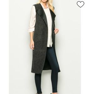 NWOT Comme Long Vest Jacket